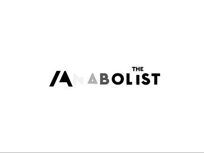 THE ANABOLIST LOGO ANIMATION animation branding design illustration logo logo animation motion motion designer motion graphics motion logo ui