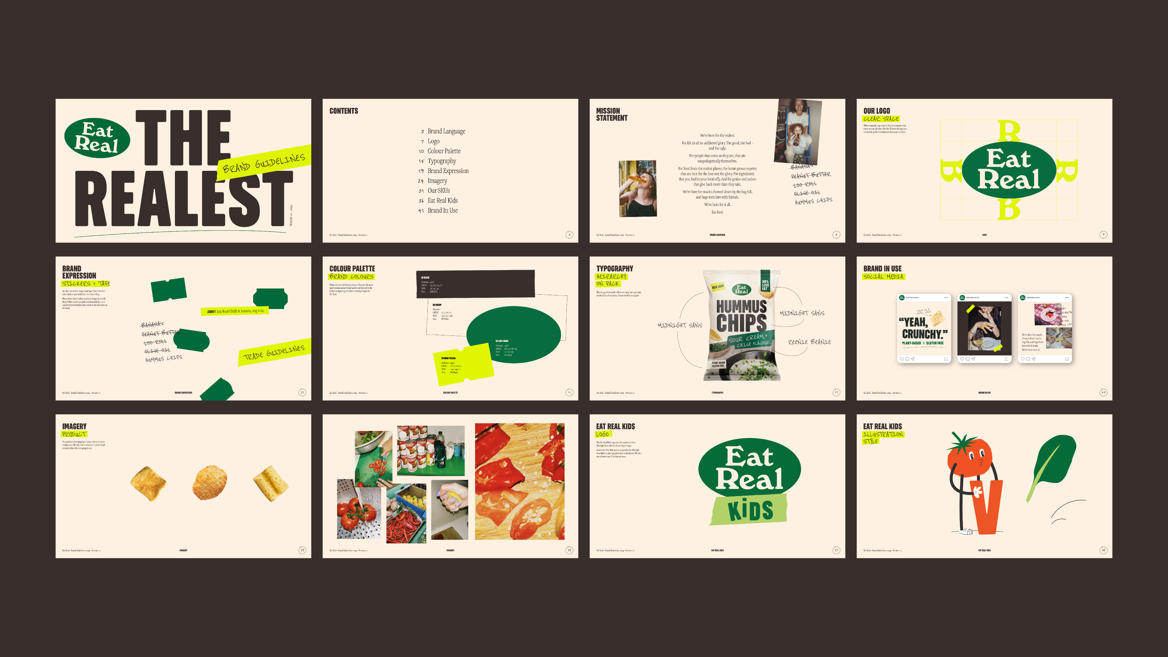 Eat Real Rebrand by Ewa Lefmann | Studio Evka on Dribbble