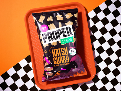 PROPER CHIPS character animation gen z graphic design illustration illustrative packaging london packaging designer packaging packaging design youthful