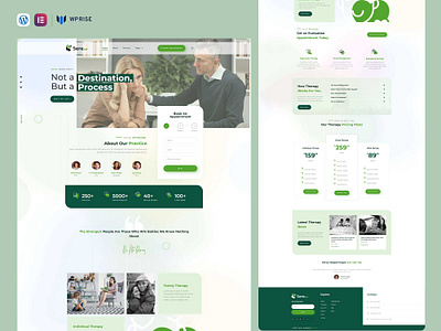 Serene – Psychology Therapy & Counseling Elementor Template psychologist psychologist website psychologist website design psychology psychology website