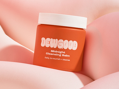 Dewgood Skincare brand designer brand designer london branding bubble type design for beauty design for cosmetics design for skincare gen z graphic design logo logo design logo designer london packaging designer packaging design playful skincare youthful