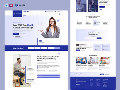 MindMeld – Human Psychology & Consultant Elementor Template psychologist psychologist website psychologist website design psychology psychology website