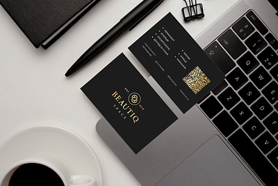 Business card design for a beauty salon branddesign branding graphic design logo printing design