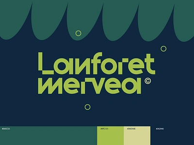 LANFORET MERVEA branding design graphic design icon identity illustration lanforet logo marks mervea symbol type typo typography ui wordmarks words