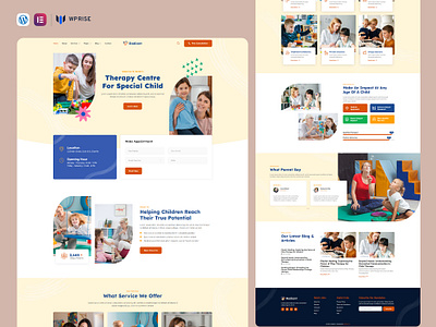 Radiant – Child Therapist & Psychologist Elementor Template psychologist psychologist website psychologist website design psychology psychology website