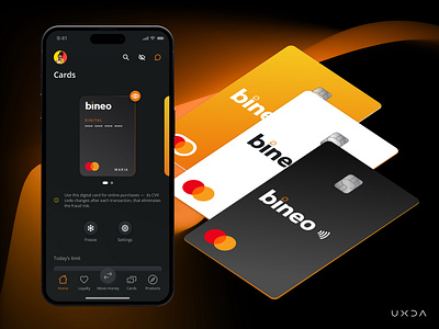 Apply UI Design Principles to Enhance Emotions app design banking black bright cards credit cards cx finance fintech mexico orange south america swipe ui user experience user interface ux ux design white