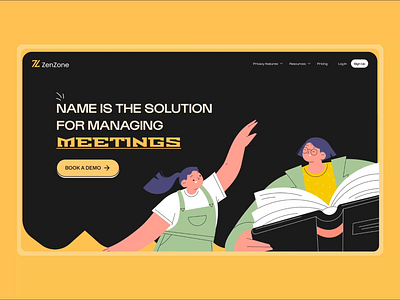 ZenZone - Design Concept collaboration figma management meetings uidesign