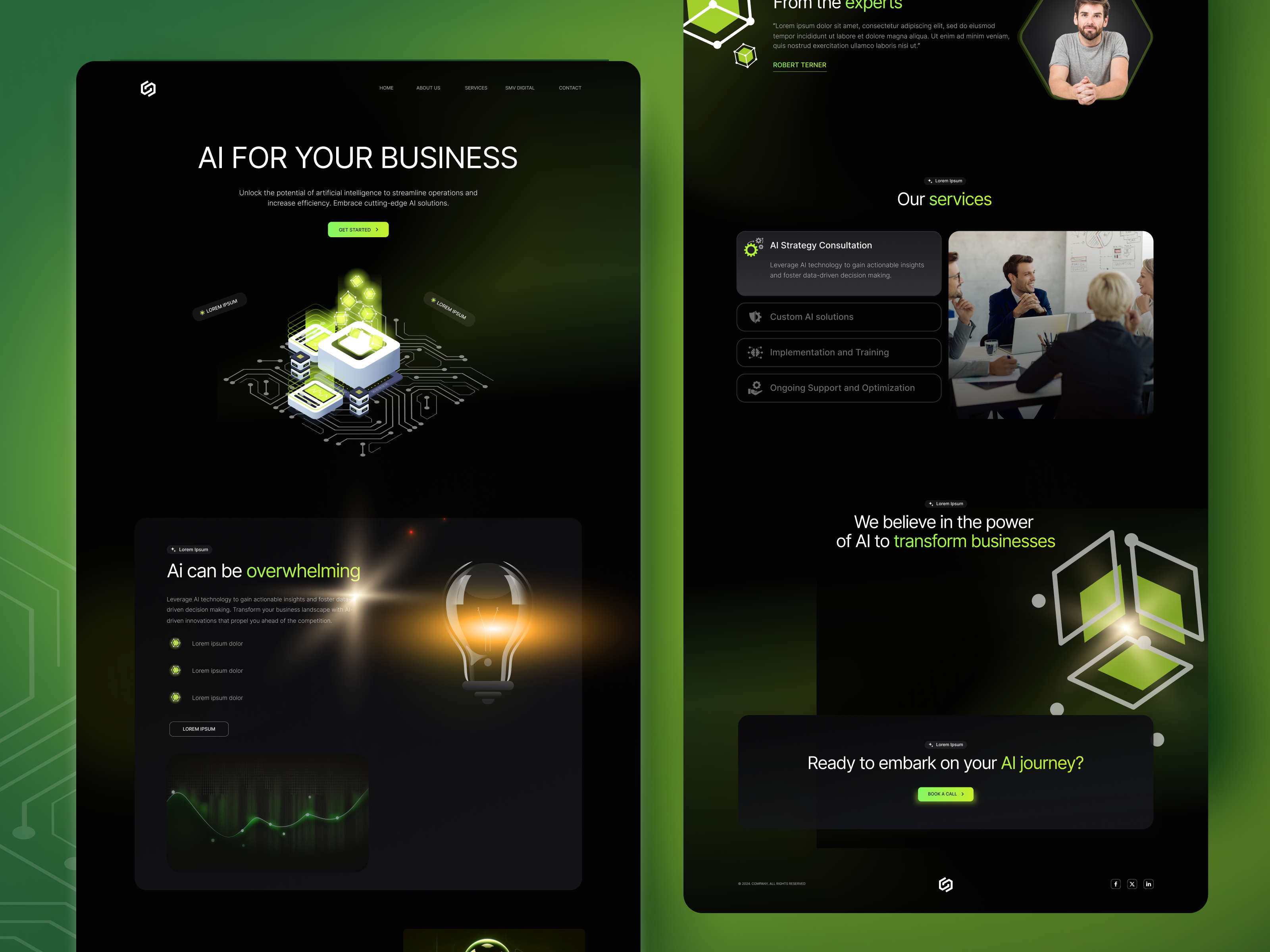 AI Digital Optimization Website For Sound Torch ai design desktop modern site site ui ui design uiux ux ux design web design website