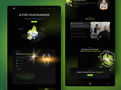 AI Digital Optimization Website For Sound Torch ai design desktop modern site site ui ui design uiux ux ux design web design website