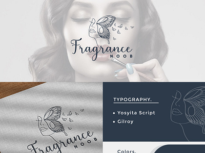 Fragrance Noob branding graphic design logo