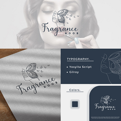 Fragrance Noob branding graphic design logo