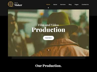 Reliable Film Production WordPress theme movie cinema 2024 entertainmentwordpresstheme