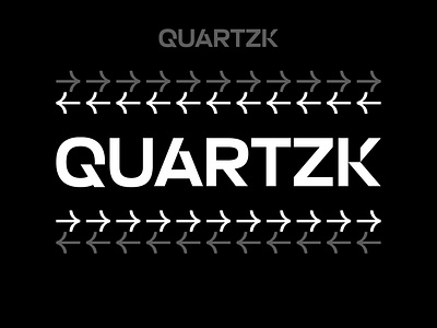 QUARTZK branding design font graphic design icon identity illustration logo marks modern quartz symbol type typo typography ui
