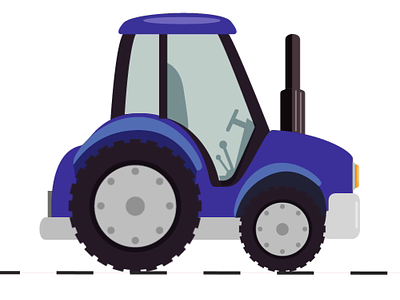 Tractor Animation animation motion graphics