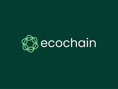 ecochain blockchain crypto cryptocurrency eco friendly ecological ecology economics ecosystem immutable leaf ledger logo mark organic plant symbol webe