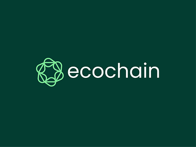 ecochain blockchain crypto cryptocurrency eco friendly ecological ecology economics ecosystem immutable leaf ledger logo mark organic plant symbol webe
