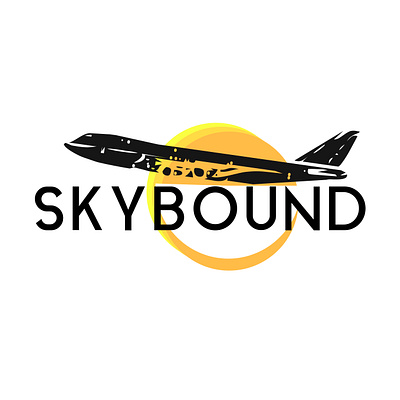 SkyBound 'Airline logo design' adobe airline airliner fly illusrator jet logo logodesign minimal minimalistic plane