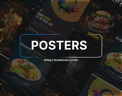 POSTER DESIGN | GRAPHIC DESIGNING | PHOTOSHOP | FIGMA animation branding figma food foodposter graphic graphic design graphicdesign motion graphics movie movieposter photoshop poster posterdesign posters productdesign technology ui