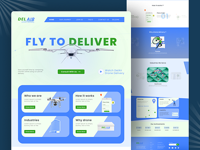 Drone Delivery - Website