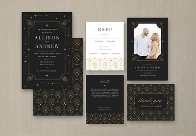 Wedding / Vintage Celestial graphic design invitation design pattern design wedding