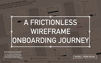A Frictionless Wireframe Onboarding Journey ui usability testing