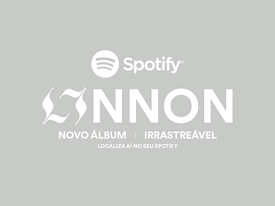L7NNON branding gray logo spotify white