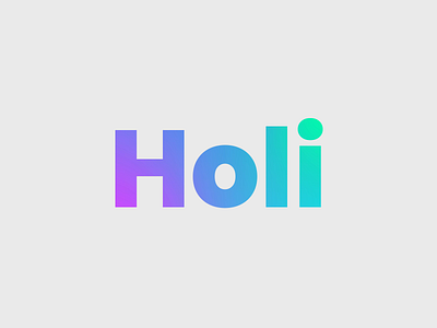 Holi Gradient 2d aftereffect animation colors design festival gif gradient graphic design holi holographic indian minimal motion graphics mp4 poppins ui