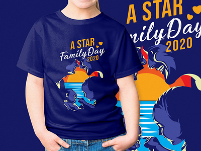 Astar Family Day 2020 99design bestdesign blue boys creativedesign design familyday girls graphic design handdrawing illustration kids man moondesign t shirt tishirt tshirtdesign vector woman