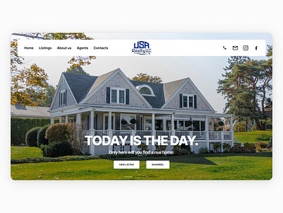 Redesign of real estate agency architecture real estate ui ux web