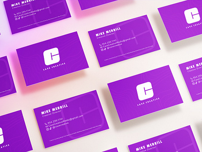 Cave Creative Business Card b2b branding business card cave cavecreative contact digital freelance icon layout logo media minimal mockup modern social type typography work