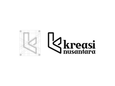 KREASI NUSANTARA LOGO art handler logo exhibition logo exhibition logo design logo design monogram logo