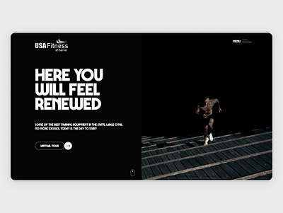 Fitness Centre Website fitness ui ux