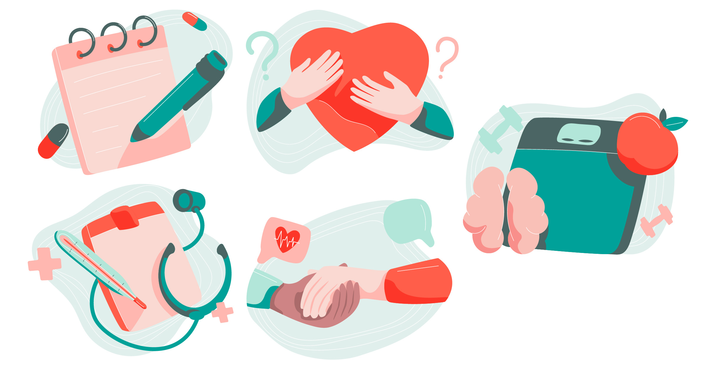 medical illustration care health help illustration medical medical services support ui