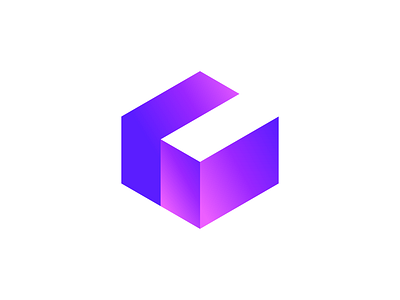 Cube School Logo Design Adaptation 3d brand branding coding company gradient graphic design letter c logo mihai dolganiuc design no code