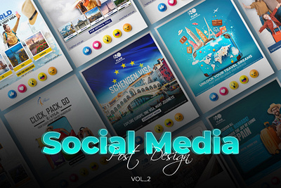 Travel Social Media Post branding graphic design post social media social media post travel