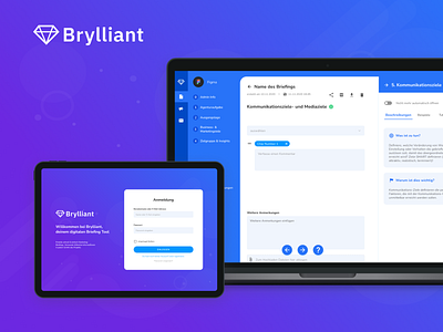 Brylliant - WebApp - Design app brief dashboard design product ui ux webapp