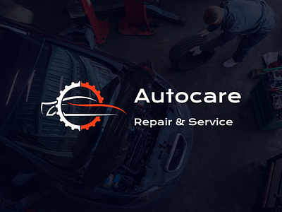 AutoCare - A best solution for your car service & repair automotive branding design illustration typography ui ux vector wordpress