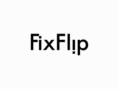 FixFlip - Logo Design brand identity branding design fix fix logo flip flip logo graphic design logo logo design tech technology typography ui ux vector