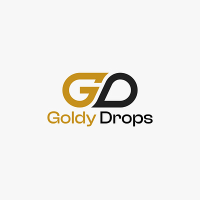 G,D Logo Design Concept d drops logo g logo design