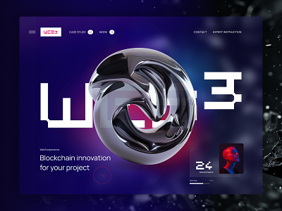 Web3 Agency agency bitcoin blockchain branding clean crypto design graphic design illustration logo minimal typography ui vector web3