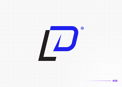 L + P + D Logo Design Concept d l logo concept logo design p