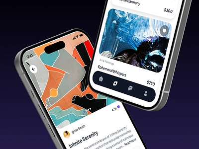 Art Marketplace Mobile App ai app app design app interface art marketplace design illustration interface interface design marketplace design mobile mobile app mobile design product product design social media ui uidesign ux uxdesign