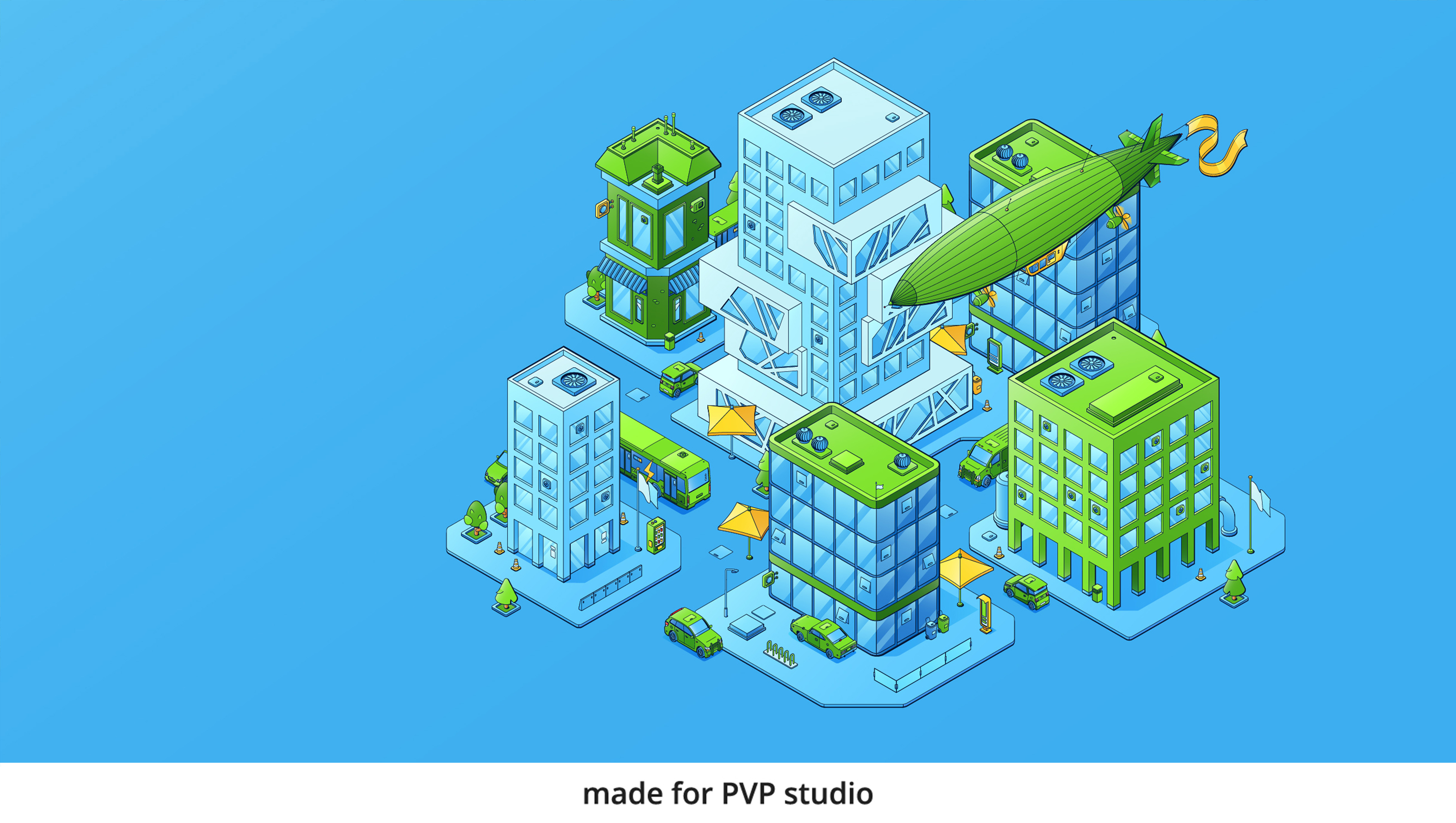 Isometric City 2d art creative design drawing graphic design illustration isometric vector