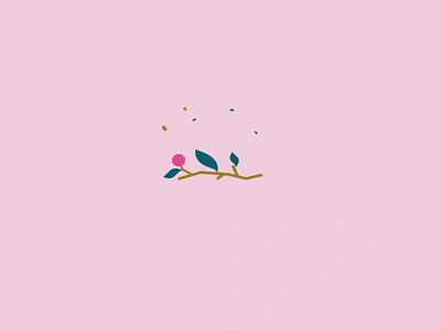 Ant Works Logo Animation 2d after animation ant branch clean fruit gold green leaf logo logo animation motion graphics nature pink roots shine studio typography vector