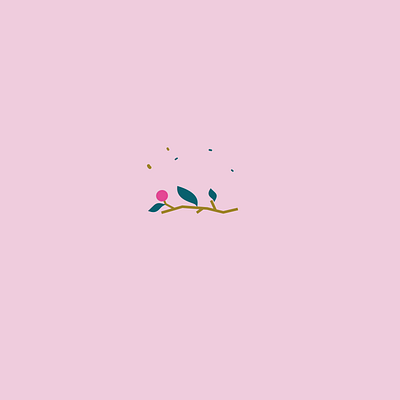 Ant Works Logo Animation 2d after animation ant branch clean fruit gold green leaf logo logo animation motion graphics nature pink roots shine studio typography vector
