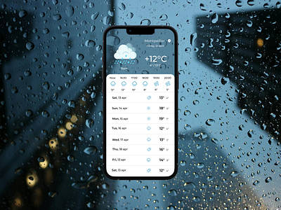 Weather app | Daily UI Challenge #24 app mobile ui weather app