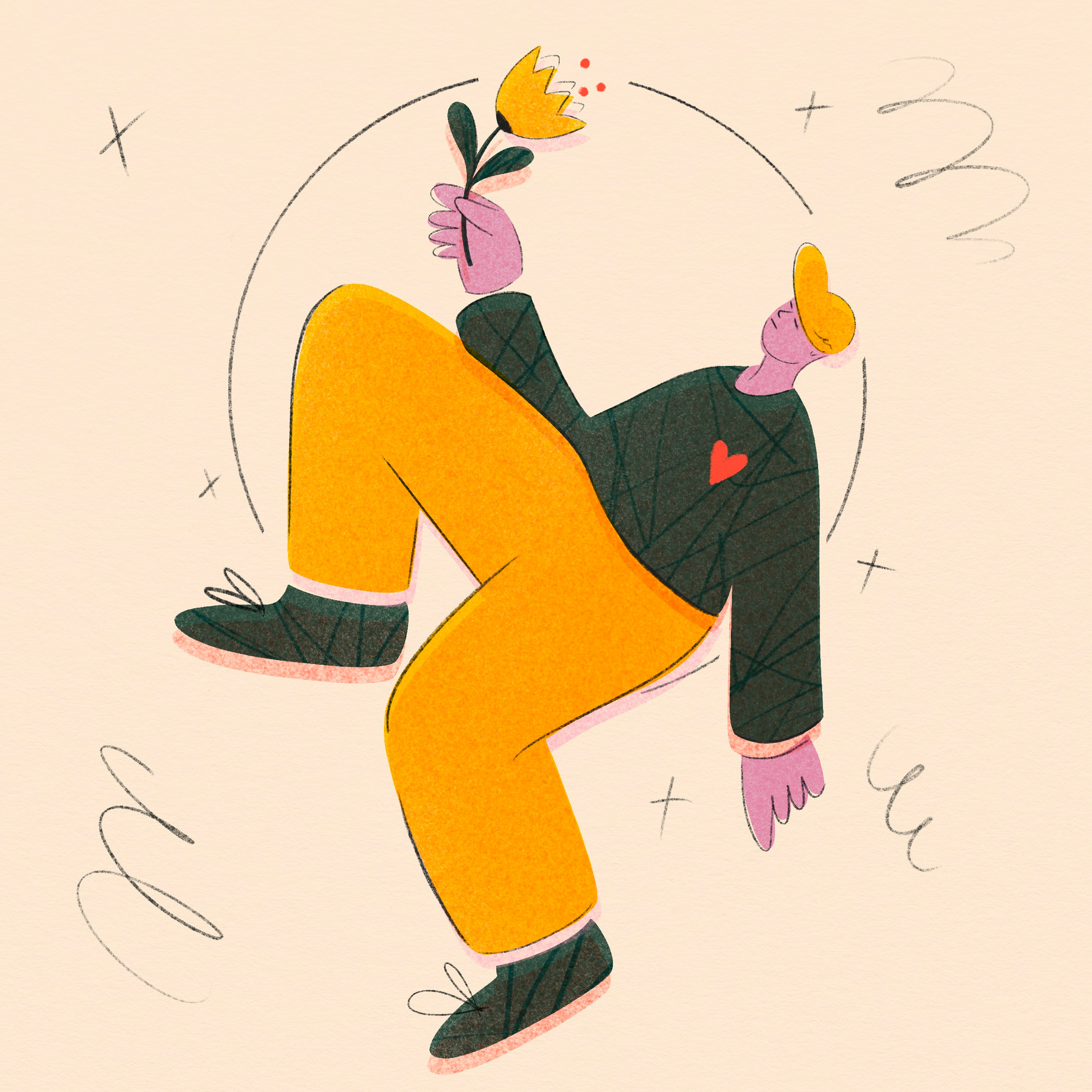 joy of little things artwork digital illustration editorial editorial illustration illustration