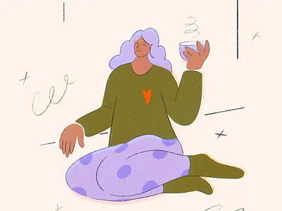 joy of little things artwork digital illustration editorial editorial illustration illustration
