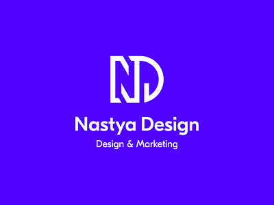 Nastya Design brand branding design graphic design identity logo logos logotype studio vector