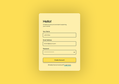 Daily UI 001 — Sign Up UI clean daily ui daily ui challenge dailyui login minimal product design retro sign in sign up ui web web design